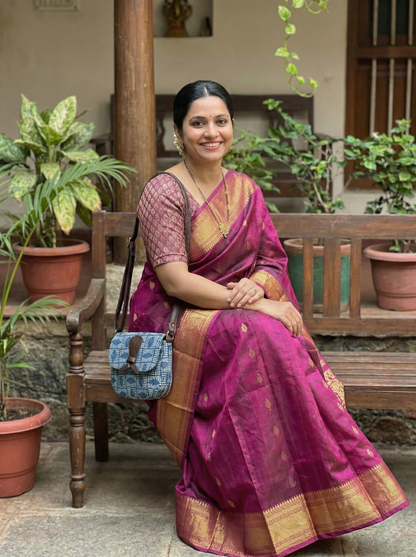 Cotton Bag - Blue colour